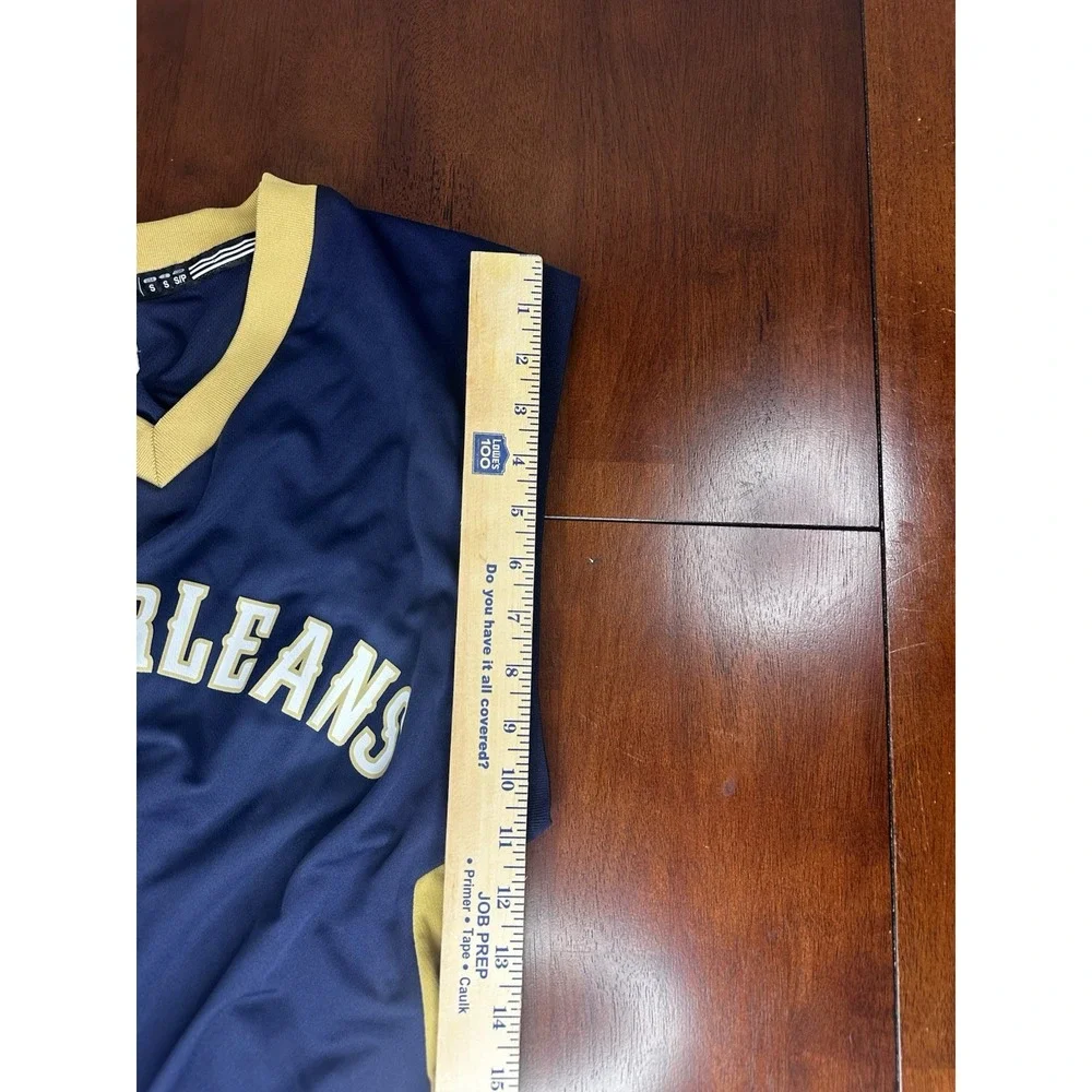 Adidas NBA New Orleans Pelicans Jersey Mens‎ Small Navy Blue Gold Excellent